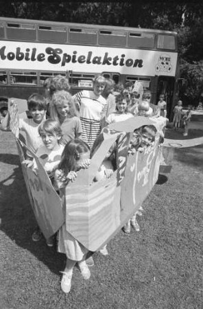 "Mobile Spielaktion" des Stadtjugendausschusses Karlsruhe