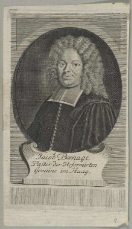 Bildnis des Jacob Basnage