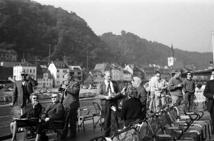 Auf M.S. Prinses Margriet, Fahrgäste auf Deck