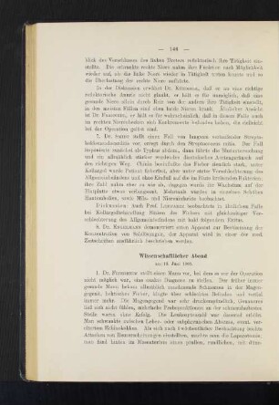 Wissenschaftlicher Abend am 13. Juni 1903.
