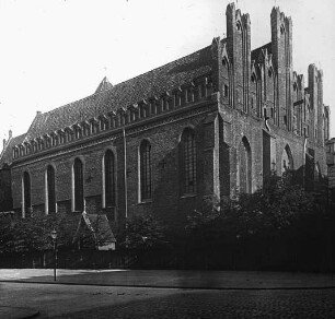 Danzig / Gdansk, Nikolaikirche, von Nordwesten