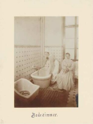 Badezimmer im Friedrichbau in Karlsruhe