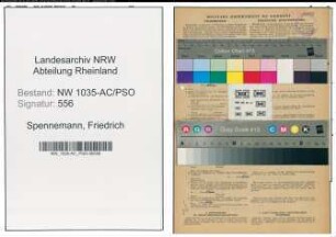 Entnazifizierung Friedrich Spennemann , geb. 03.04.1903 (Bergmann)