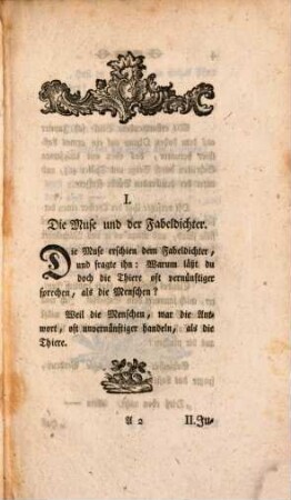 Heinrich Brauns Versuch in prosaischen Fabeln und Erzählungen