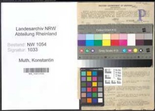 Entnazifizierung Konstantin Muth , geb. 26.04.1890 (Landwirt)