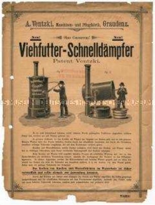 Viehfutter-Schnelldämpfer