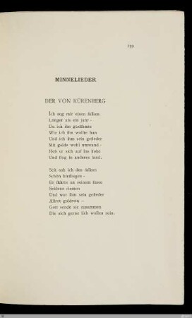 Minnelieder / Friedrich Wolters