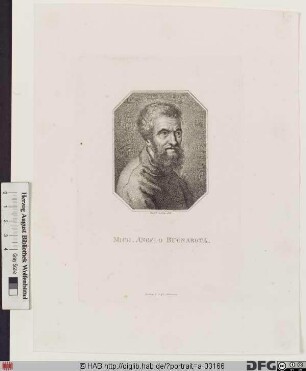 Bildnis Michelangelo (eig. Michelagniolo) Buonarroti
