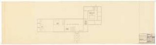 Hochschulbibliothek, Karlsruhe Neubau: Vorentwurf 6. Grundriss Erdgeschoss, 1:200