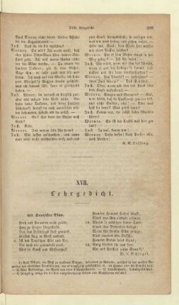 XVII. Lehrgedicht