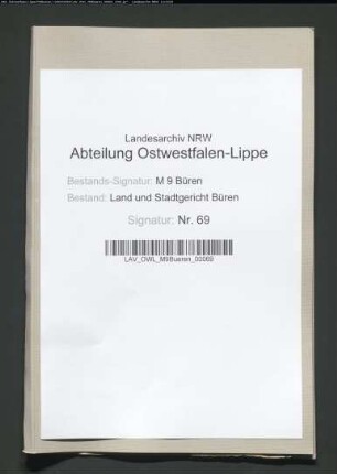 Zehntfixationsvertrag mit der Gemeinde Blankenrode