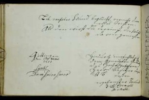 Johann Georg Eccardt. Göttingen, 6.12.1753.