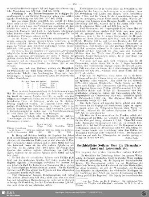 Geschichtliche Notizen über die Uhrmacherkunst und Astronomie etc.