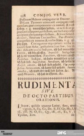 De Partibus Orationis.