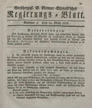 Nr. 3 : 13. März 1832