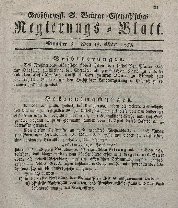 Nr. 3 : 13. März 1832