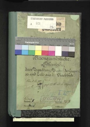 Wiesengrundstücke: Lothewiesen, deren Verpachtung, Verkauf des Grases und Erlös aus der Nachhude
