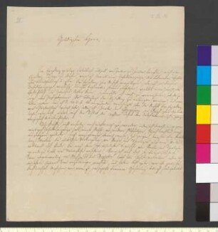Brief von Schubarth, Karl Ernst an Goethe, Johann Wolfgang von