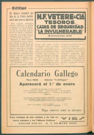 El Banco Español del Río de la Plata habilitará una nueva agencia