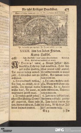 XXXIII. Um den lieben Frieden.