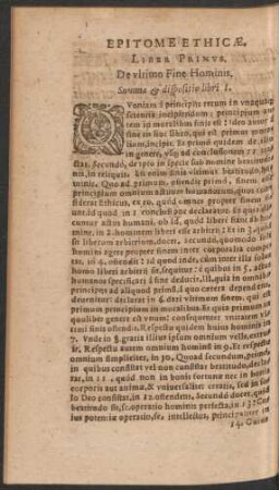 Liber Primus. De ultimo Fine Hominis.