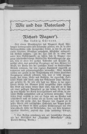 Richard Wagner.
