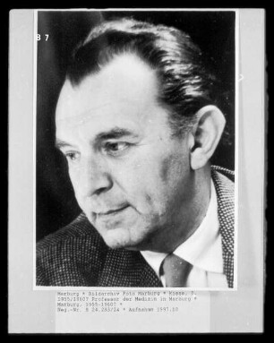 Kiese, ?, 1955/1960? Professor der Medizin in Marburg