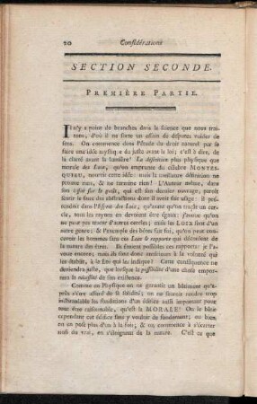 Section Seconde.