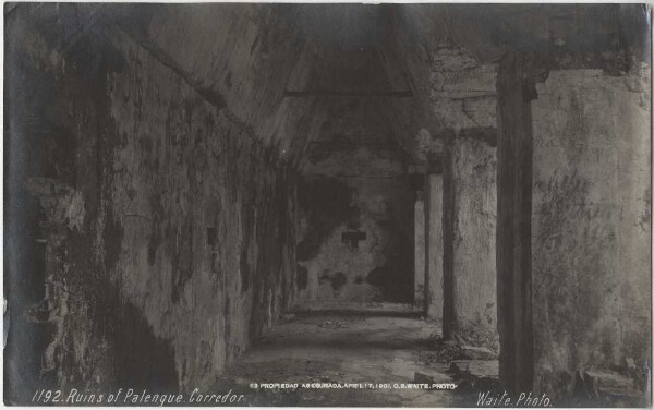 Corridor from the central building of House A (Palace)