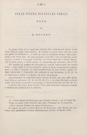 Sulle forme bilineari simili.