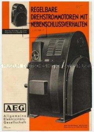 Regelbare Drehstrommotoren mit Nebenschlussverhalten