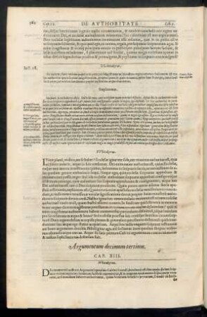 Argumentum decimum tertium. Cap. XIII.