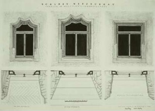 Netzschkau, Schloß: Vorhangfenster im Westflügel