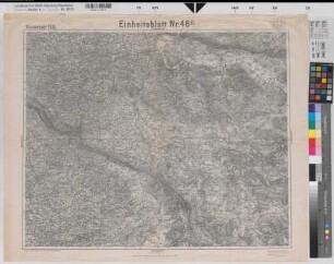 Preußen (Land) Landesaufnahme Einheitsblatt Nr. 46 D Herford-Pyrmont-Gütersloh 1918 1 : 100 000 56 x 69 Druck Benkhausen