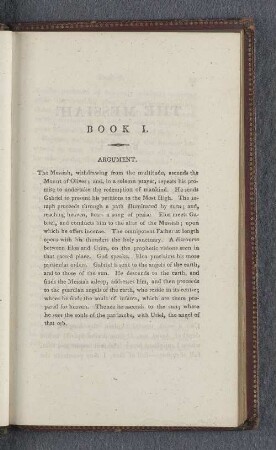 Book I. : Argument.