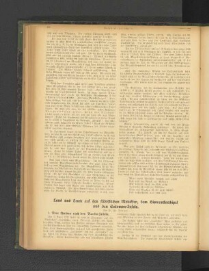 Land und Leute auf den südöstlichen Moluffen, dem Bismarckarchipel und den Salomon-Inseln.