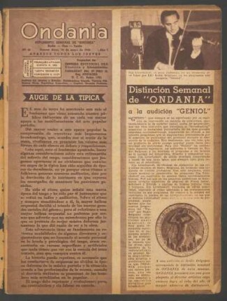 Auge de la típica