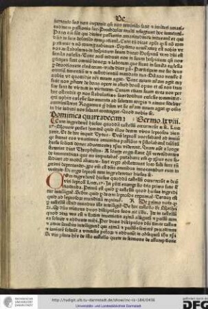 Dominica quartadecima, sermo lxviii.