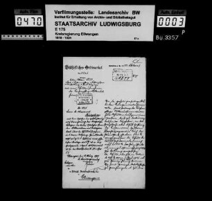Schuldenwesen der Pfarrgemeinde Altkrautheim