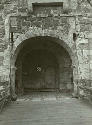Eisenach, Wartburg, Zugbrücke