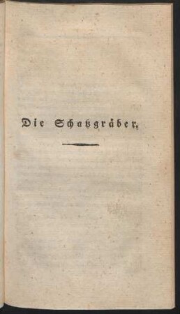 Die Schatzgräber.