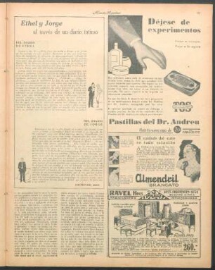 Ethel y Jorge al través de un diario íntimo