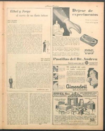 Ethel y Jorge al través de un diario íntimo