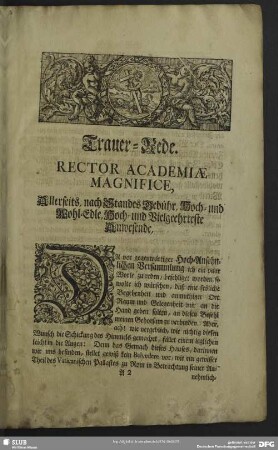 Trauer-Rede