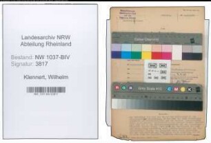 Entnazifizierung Wilhelm Klennert , geb. 11.10.1894 (Bahninspektor)