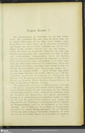 Eugen Krantz †