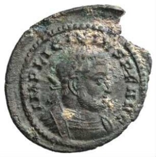 Münze, Aes 1, 316 n. Chr.