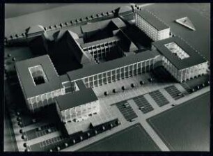 Museen Berlin-Dahlem: Modelluntersuchungen für Erweiterung Museum Dahlem