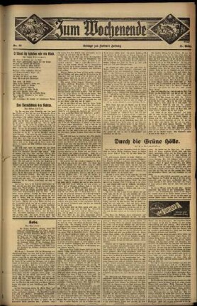 Zweite Ausgabe vom Sonntag, den 11. März 1934.