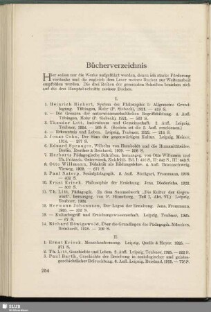 Bücherverzeichnis